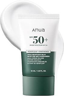 Anua Heartleaf Silky Moisture Sunscreen SPF 50+ – 50ml